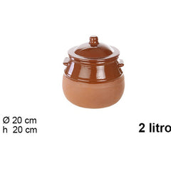 COCOTTE IN ARGILLA 2 L.