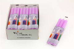 Pacco 3 Candele Lilla