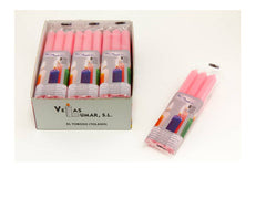 Pacco 3 Candele Rosa