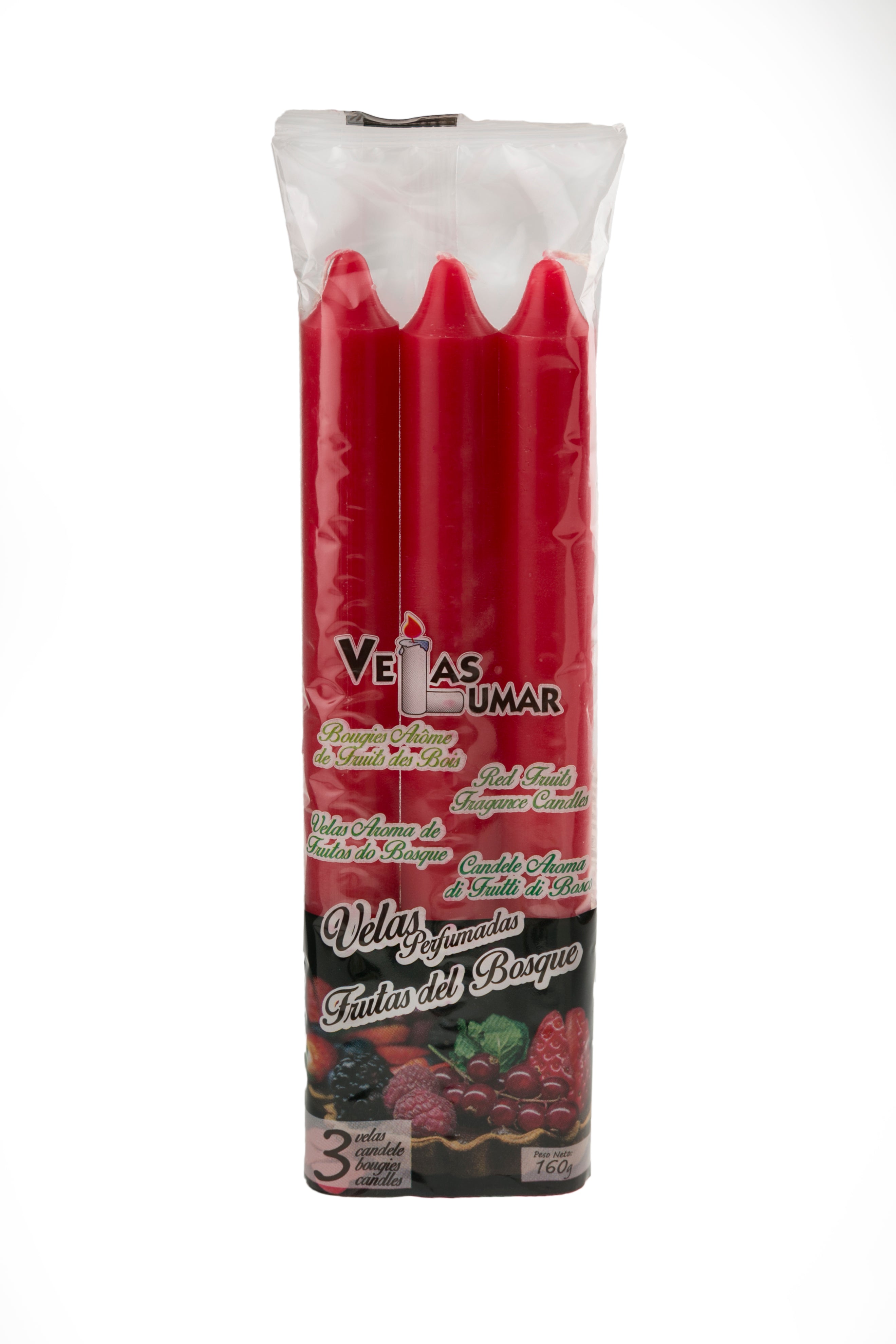 Pacco 3 candele Prof. F. di bosco 200x20