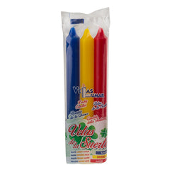 Pacco 3 candele Prof. fantasia citrica 200x20