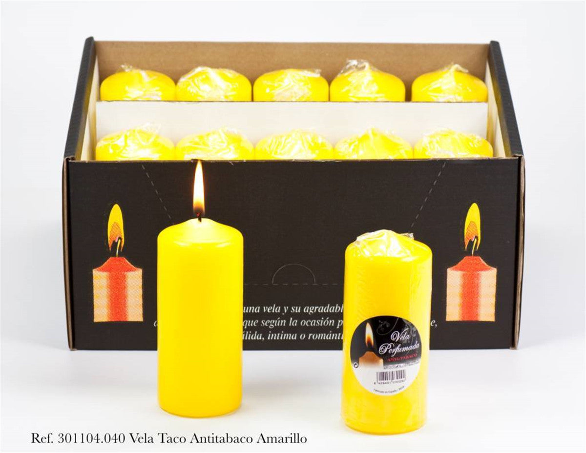 Candela Taco Antitabaco, giallo