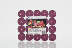 Pacco 20 Tealight Frutti di Bosco