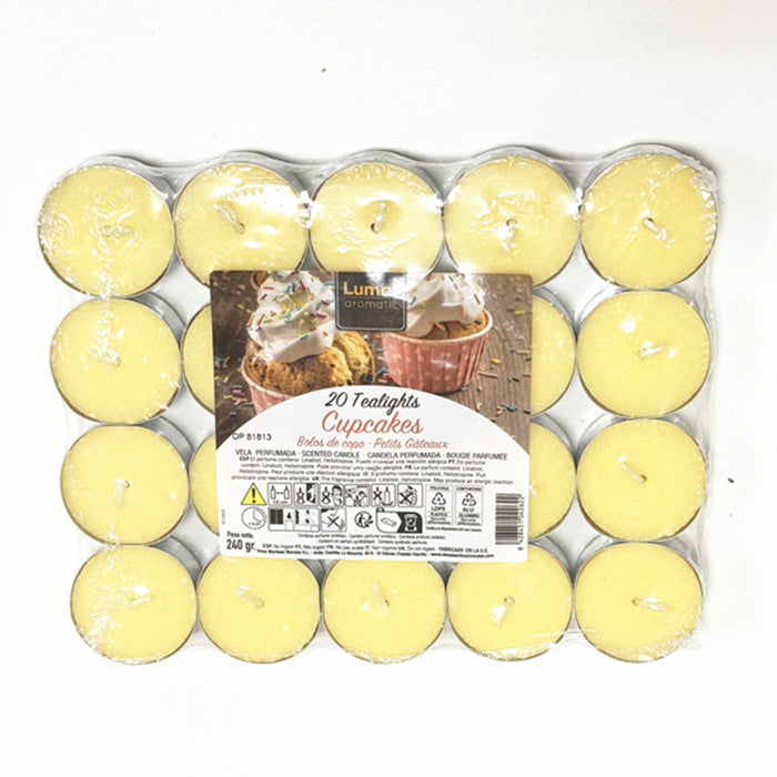 Pacco 20 Tealight Cupcake
