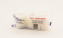 Pacco 3 Candele Piccolo Trasp.