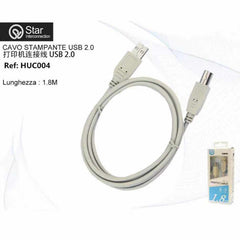 CAVO STAMPANTE USB 1,8M