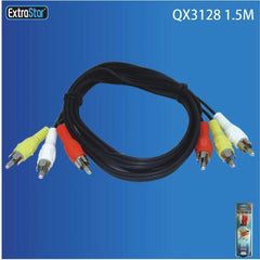 CONNETTORE AUDIO-VIDEO 6RCA 1.5MTS QTA/120