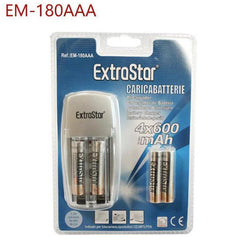 CARICABATTERIE CON 4*AAA600MAH QTA/60
