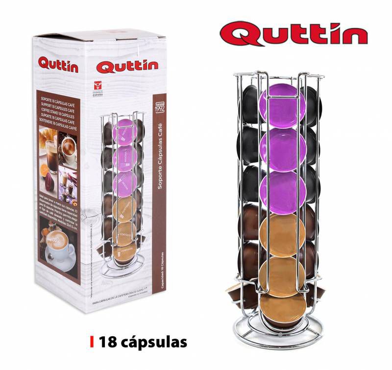 SOPPORTE CAPSULE CAFFE 18PZ QUTTIN