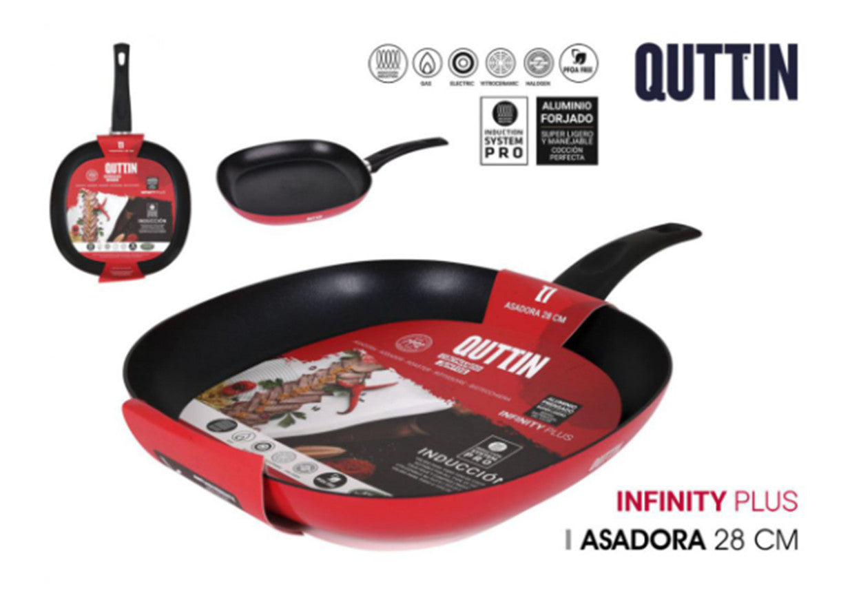 SARTEN ASADORA 28X28 SOFT.T INFI.PL QUTT