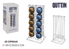 SUPPORTE CAPSULE CAFFE 20PZ QUTTIN