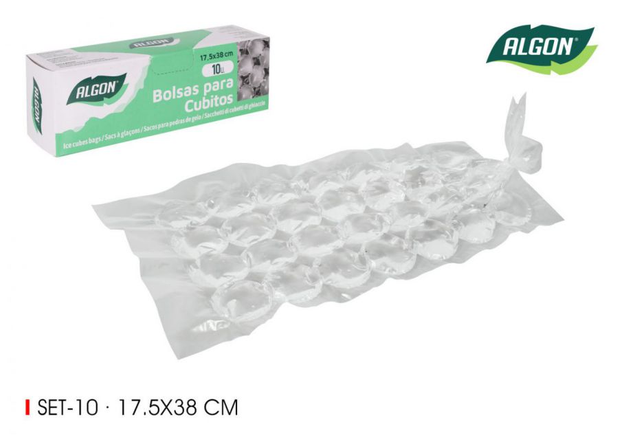 SET-10 BORSA CUBETTI DI GHIACCIO