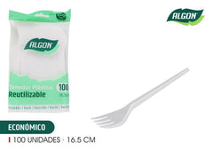 FORCHETTA RIUTILIZZABILE 100PZ