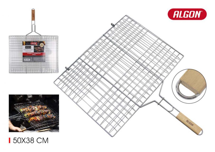 GRIGLIA PER BARBECUE ALGON BBQ 50X38CM