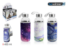 BORRACCIA IN VETRO CON COPERCHIO 400ML BEWINNER