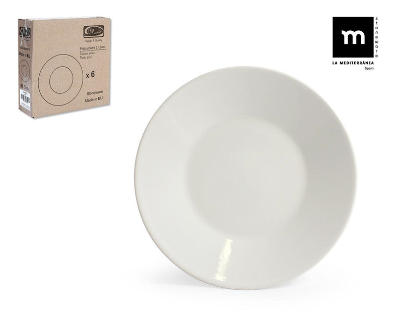 PIATTO POSTRE 21,5CM "MAITRE" AVORIO BRILLO