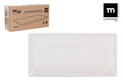 PIATTO RETT. AVORIO 30X15CM