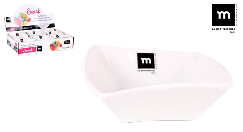 BOWL BIANCO 12*12*4,2CM "SNACK"