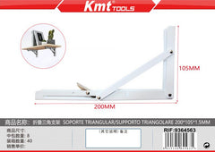 SUPPORTO TRIANGOLARE 200*105*1.5MM