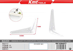 SUPPORTO TRIANGOLARE (BIANCO) 100*75MM