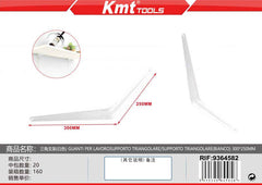 SUPPORTO TRIANGOLARE (BIANCO) 300*250MM