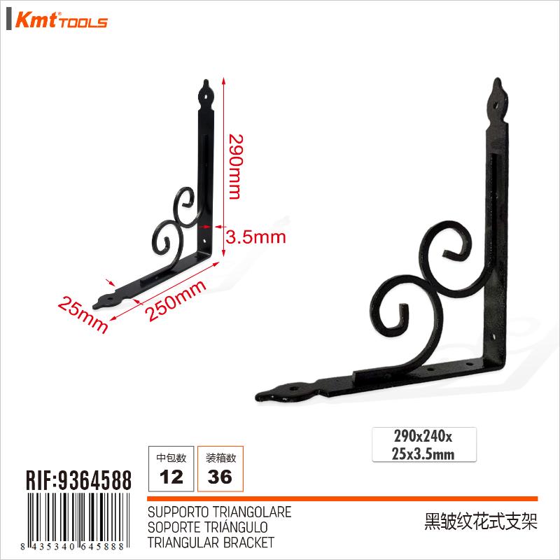 SUPPORTO TRIANGOLARE 290*240*25*3.5MM