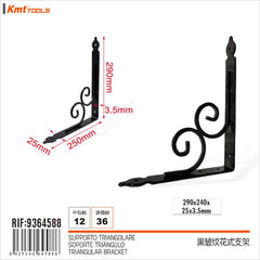 SUPPORTO TRIANGOLARE 290*240*25*3.5MM