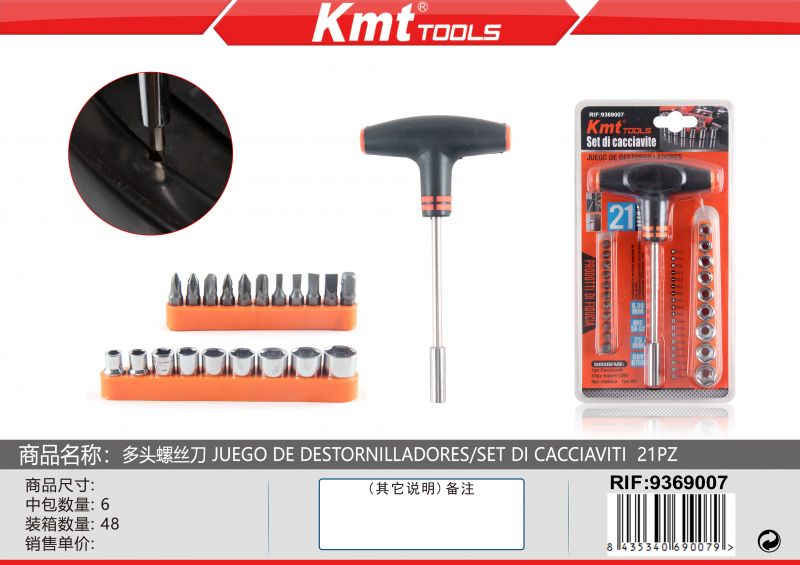 SET DI CACCIAVITI 21PZ