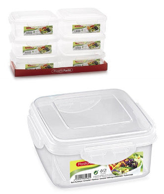 Contenitore ermetico per frigo quadrat. 1600ml.