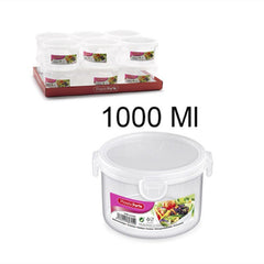 Contenitore ermetico per frigo rotondo 1000ml