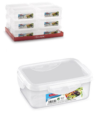 Contenitore ermetico click per frigo rettangolare 600 ml