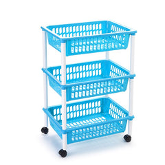 Carrello a 3 piani BLU CHIARO