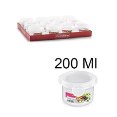 Contenitore ermetico per frigo rotondo 200ml