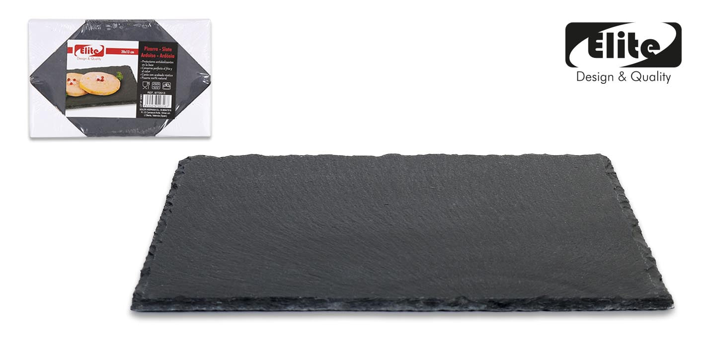 PIATTO RETT 20X13CM "ELITE"