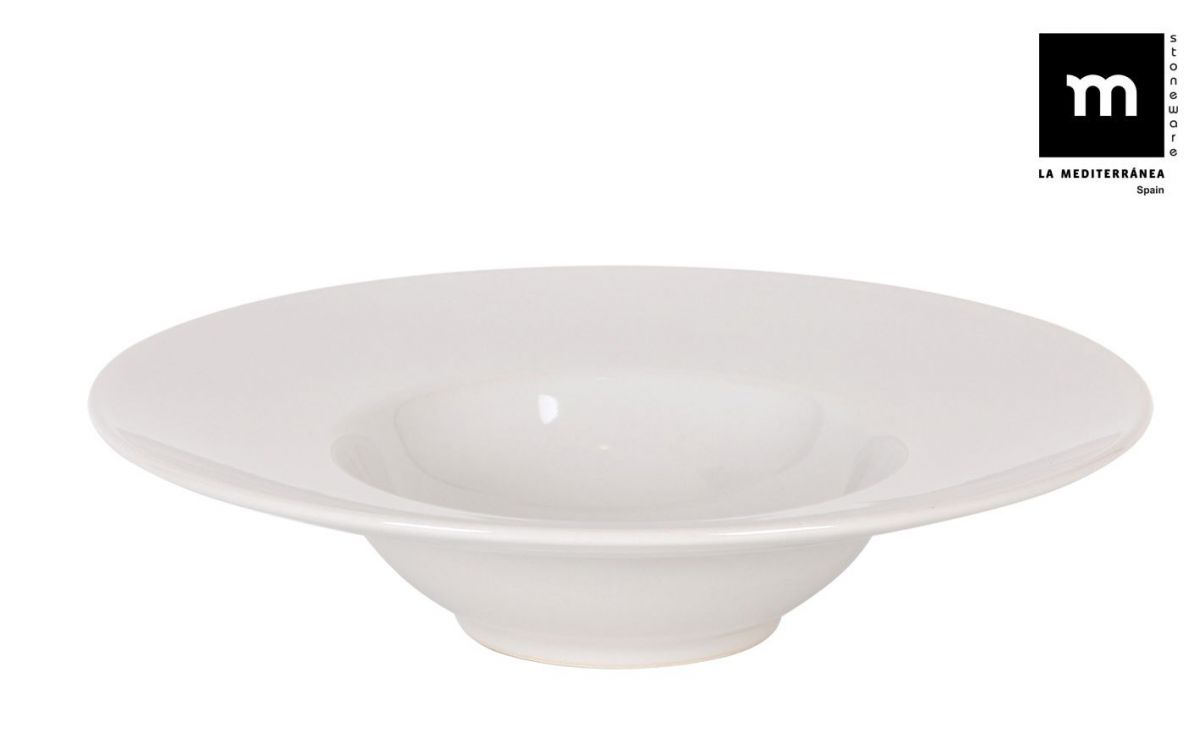 PIATTO PASTA 28cm  "BARI" IVORY LUCENTEZZA