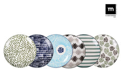 PIATTO ROTONDO 20cm JAPO ASSORT. 6 DECO "MIDORI"