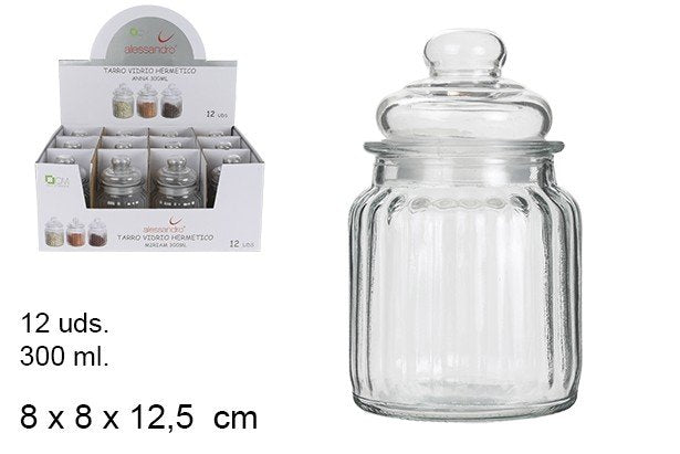 BARATTOLO DI VETRO ANNA 300ML