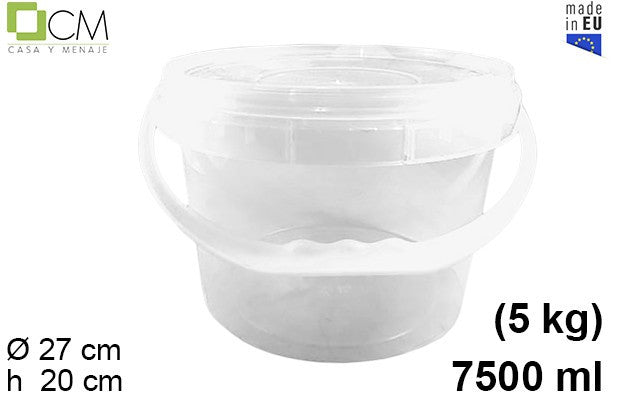 CONTENITORI MULTIUSO  IN PLASTICA 7500CC 5KG