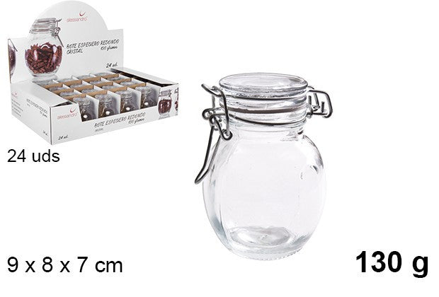 VASETTO VETRO PER SPEZIE 130GR