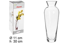 VASO FIORE VETRO 30CM 30x11cm