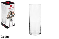 VASO DI VETRO NATURAL 23CM