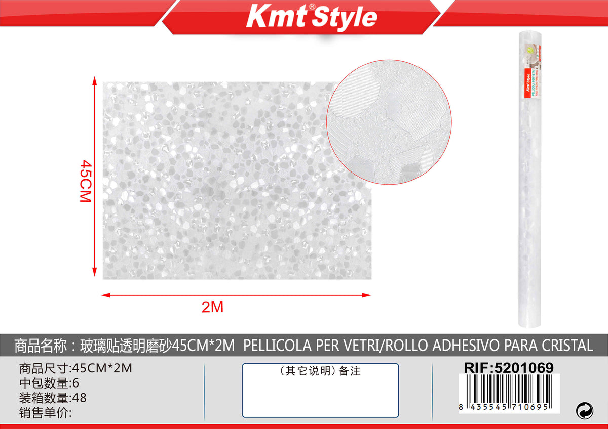PELLICOLA PER VETRI 45CM*2M