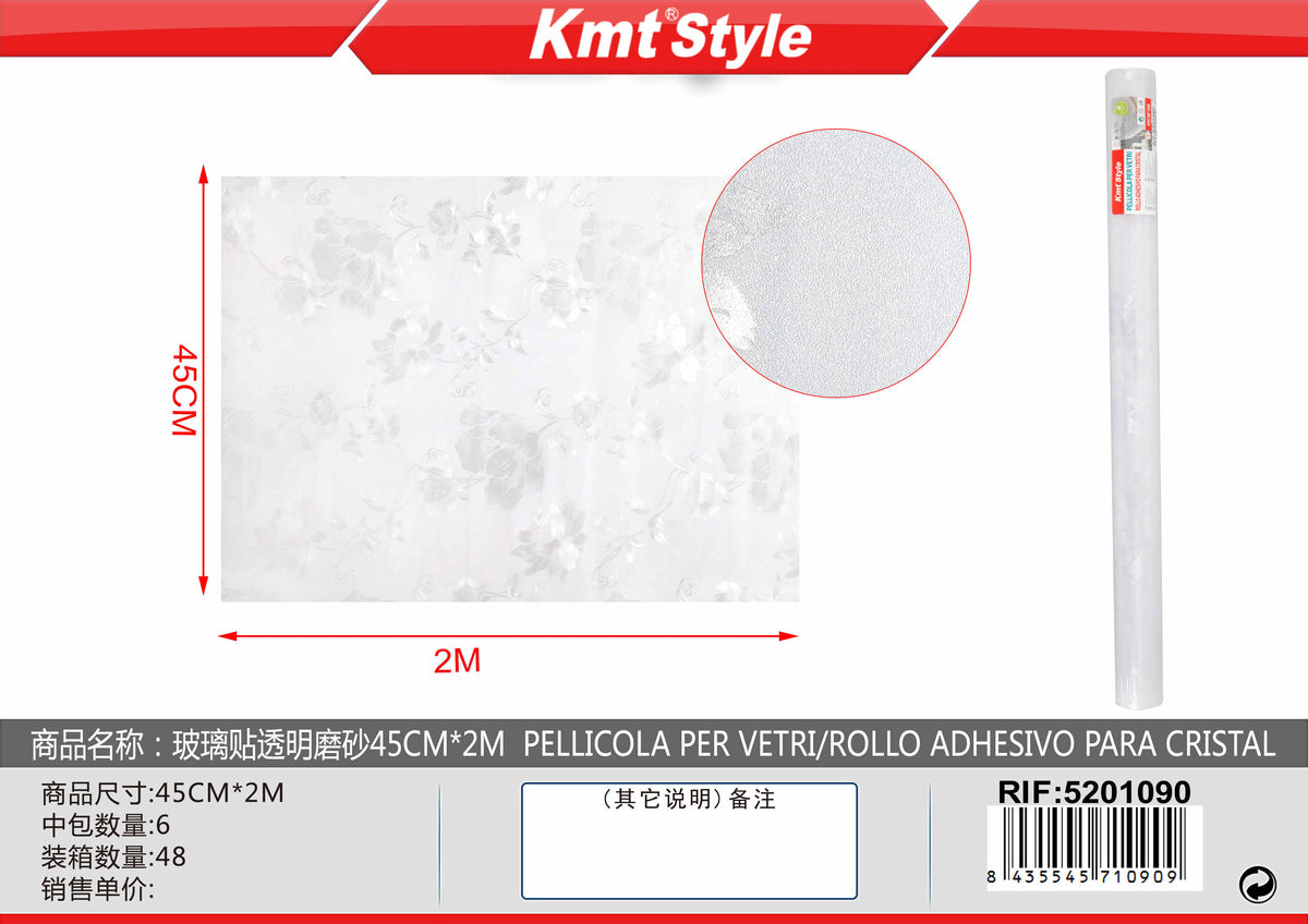 PELLICOLA PER VETRI 45CM*2M