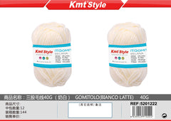 GOMITOLO 40G BIANCO LATTE
