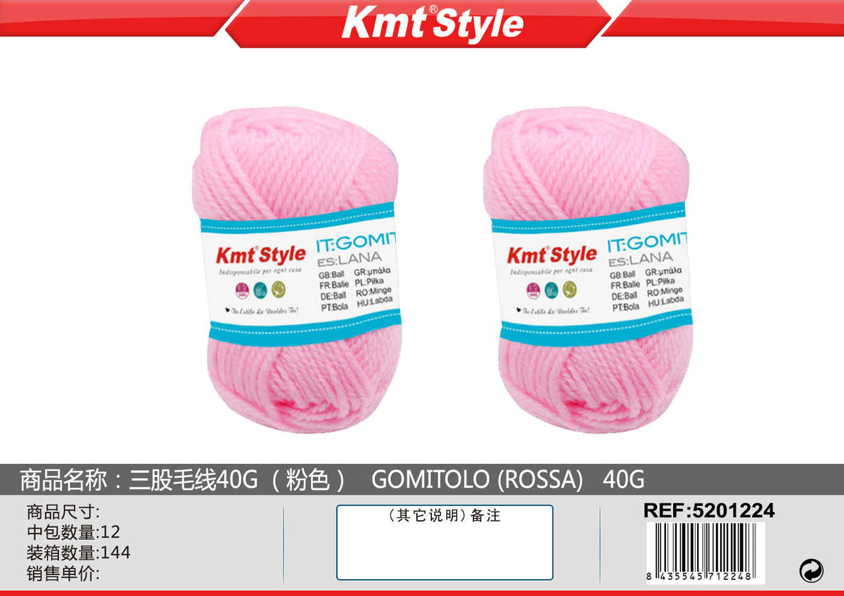 GOMITOLO 40G ROSA