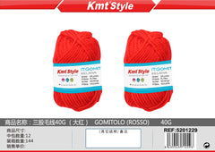 GOMITOLO 40G ROSSO FUOCO