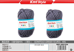 GOMITOLO 40G GRIGIO SCURO