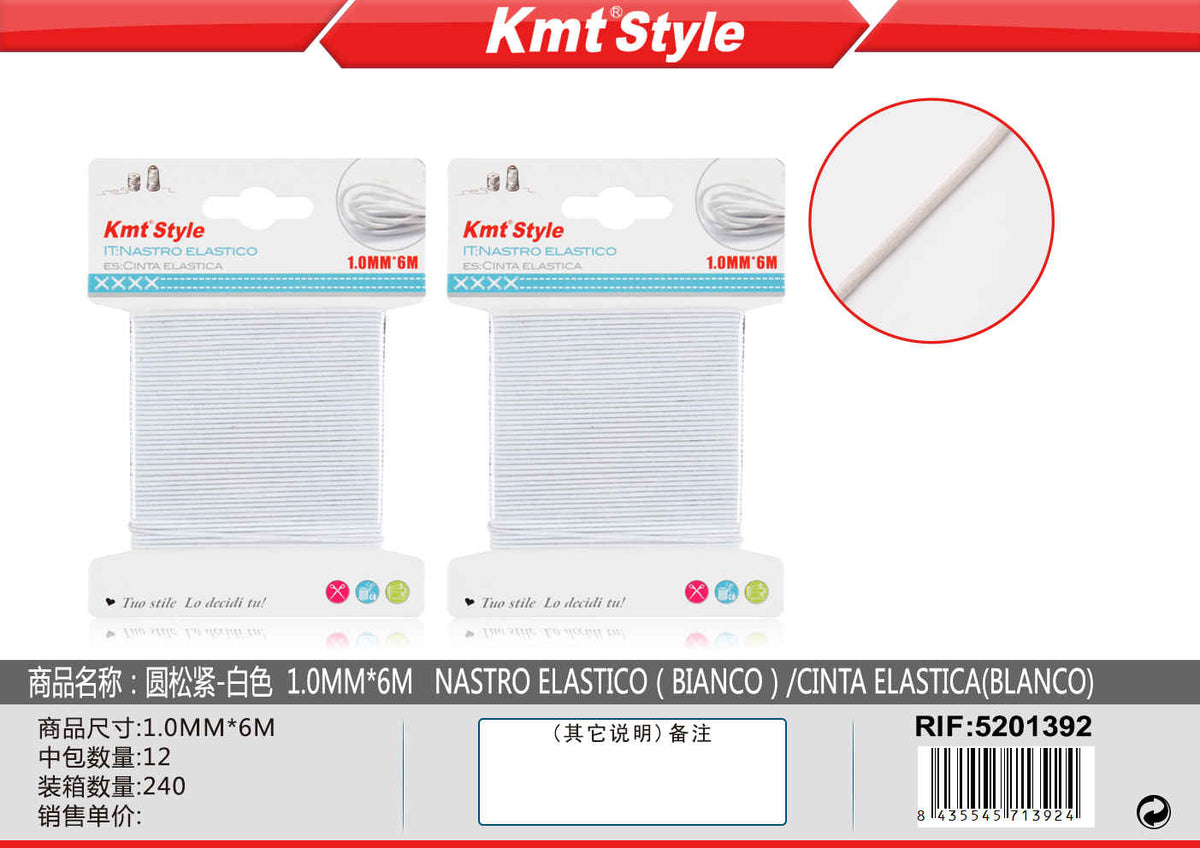 NASTRO ELASTICO 1.0MM*5M(6218961-AB)