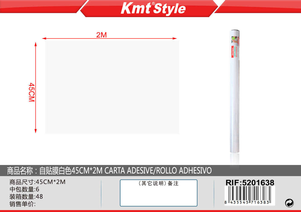 CARTA ADESIVO 45CM*2M
