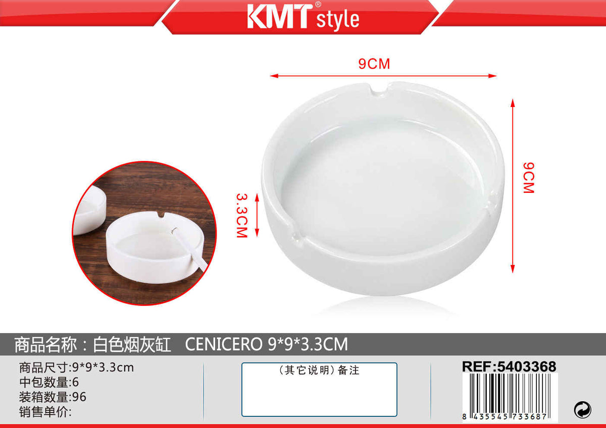 POSACENERE CERAMICA 9*9*3.3